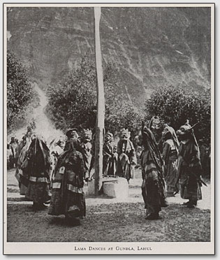 Танец лам в Гундле, Лахул