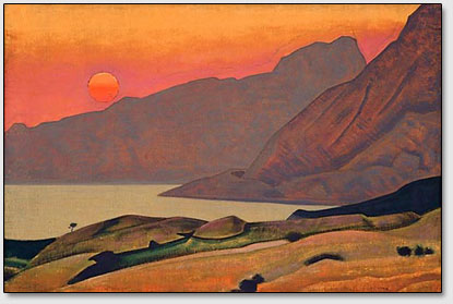 "Монхеган". Н.К.Рерих. Из серии "Океан". 1922 г.