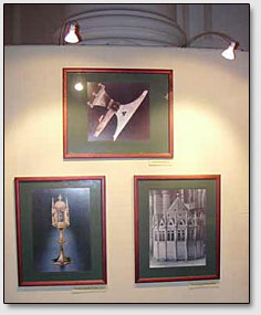 Ein Teil der Ausstellung, der &uuml;ber das Friedensbanner erz&auml;hlt.