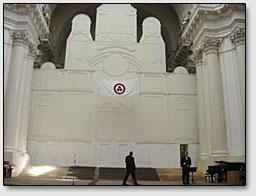 Ansicht auf die Ikonenwand der Kathedrale.
