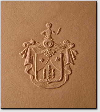 Фотография 28. Герб рода Рерихов из одного писма Н.К.Рериха в Латвию.