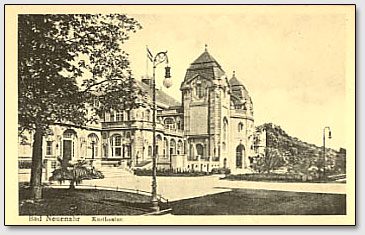 Театр в Бад Ноенаре, открытка начала прошлого века.
