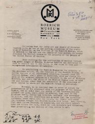 Declaration Roerich Museum 24.07.1929 Page1