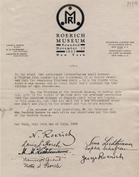 Declaration Roerich Museum 24.07.1929 Page2